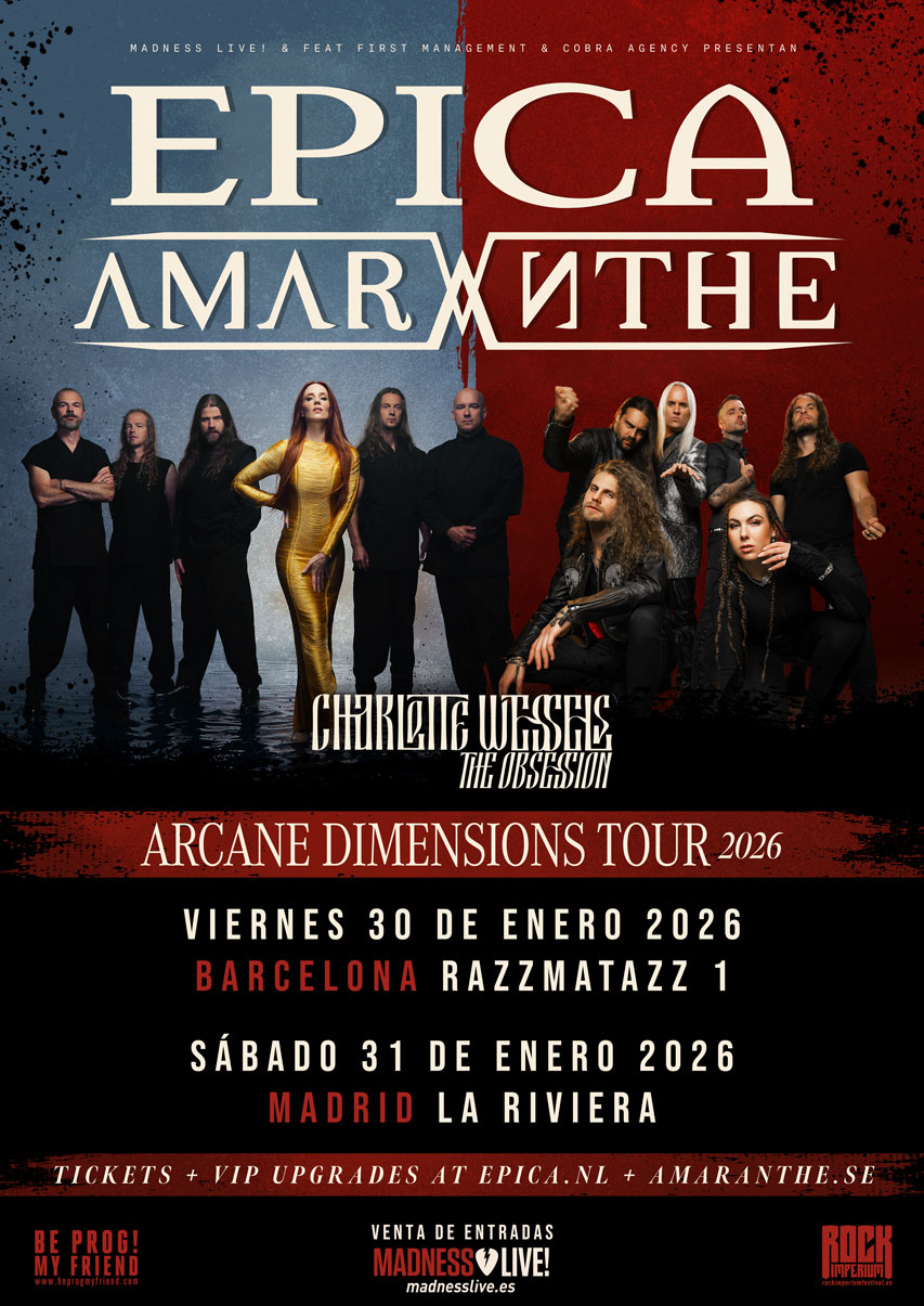 Epica, Amaranthe y Charlotte Wessels