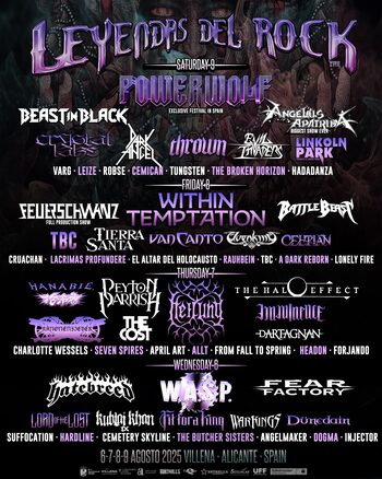 Leyendas del Rock 2025 Leyendas del Rock 2025