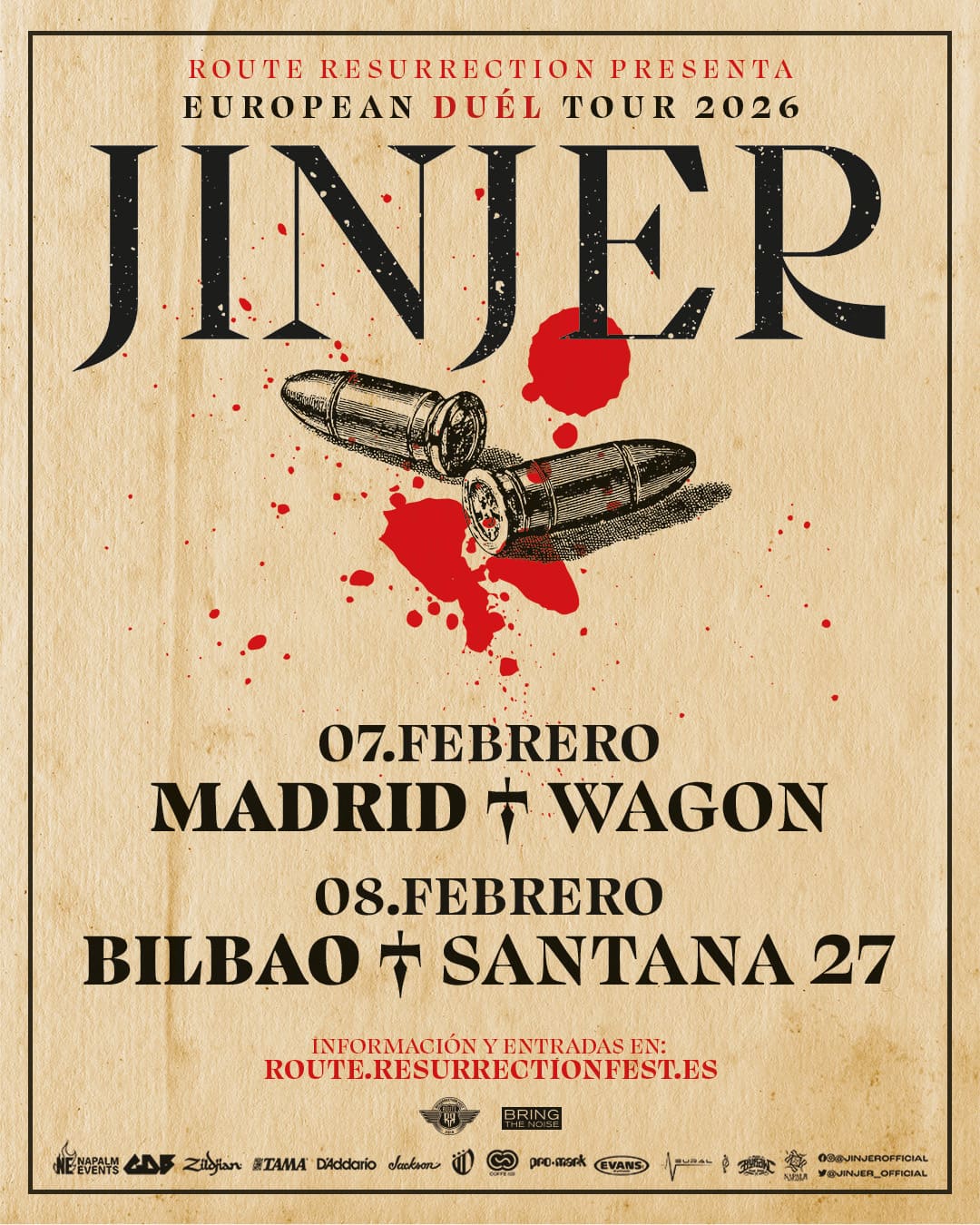 Jinjer en España Jinjer en España