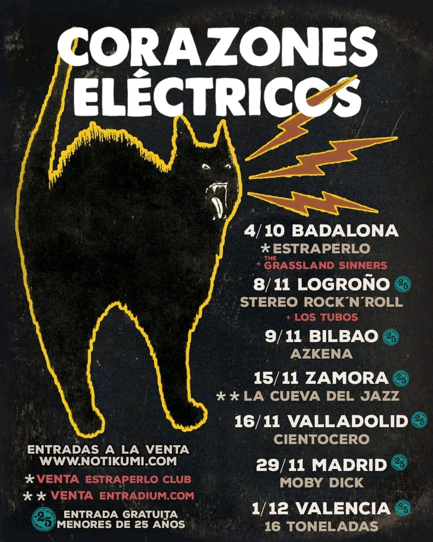 Corazones Electricos gira