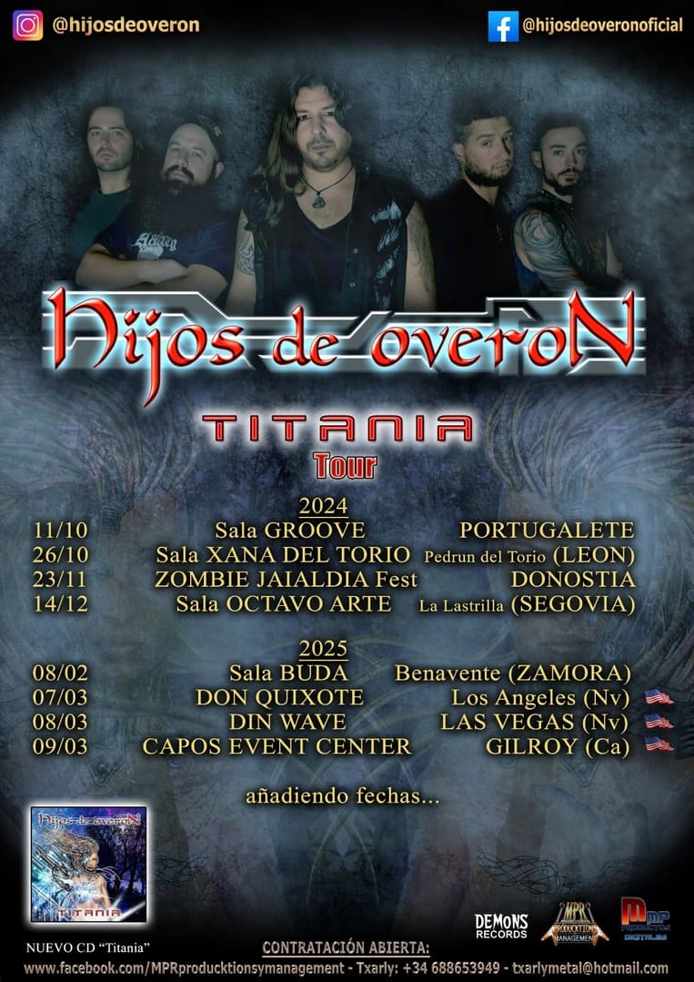 Gira de Hijos de Overón Gira de Hijos de Overón