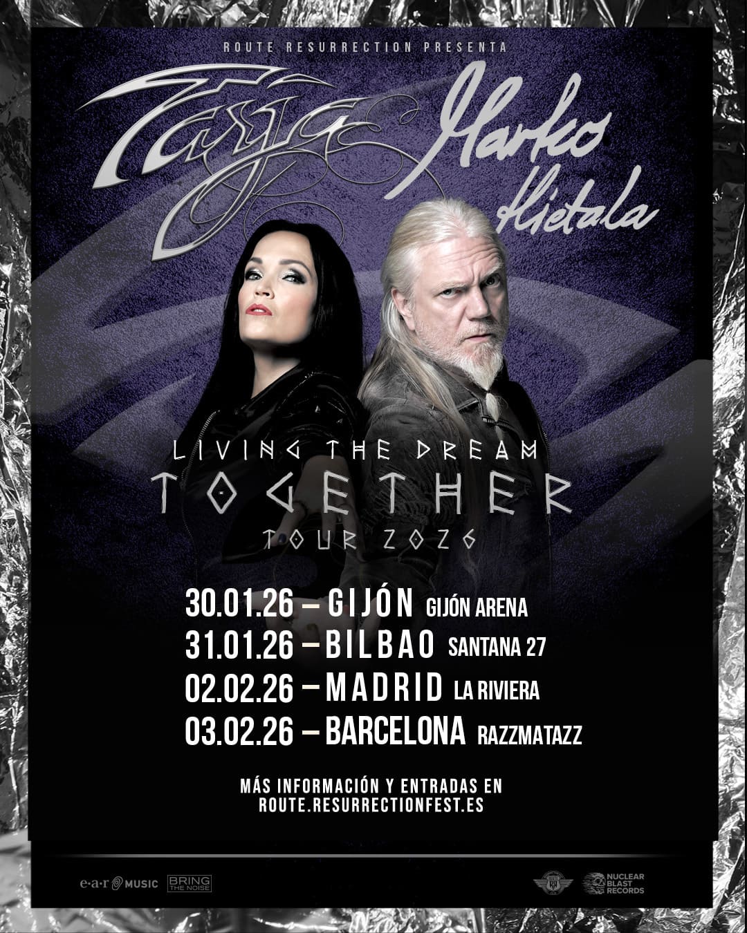 Tarja & Marko Hietala en España