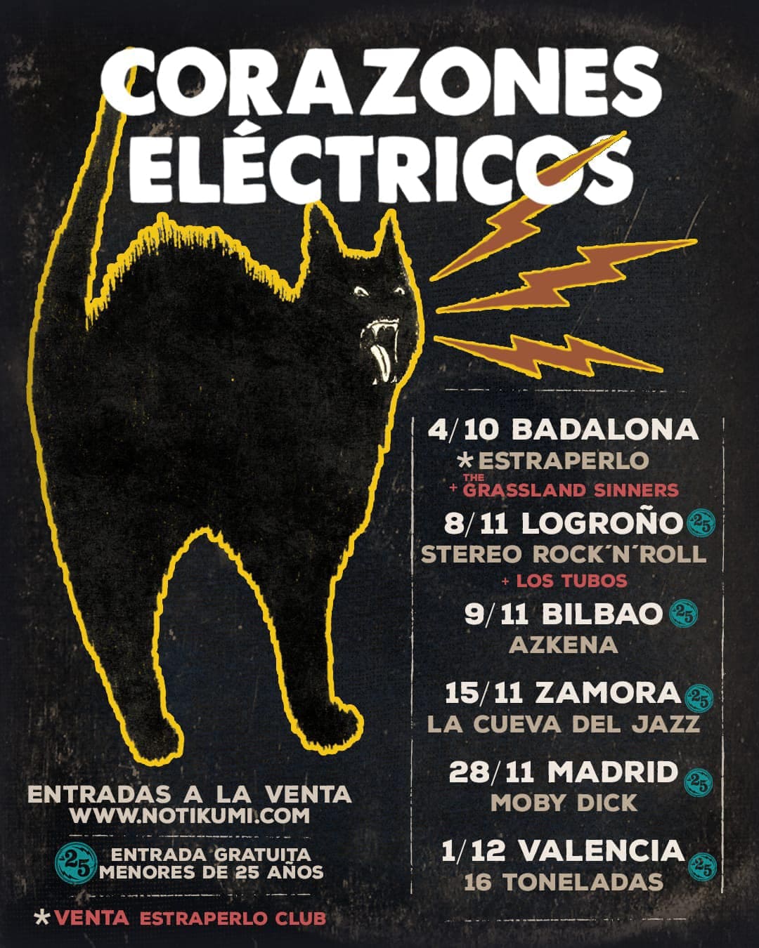 Corazones Electricos gira Corazones Electricos gira