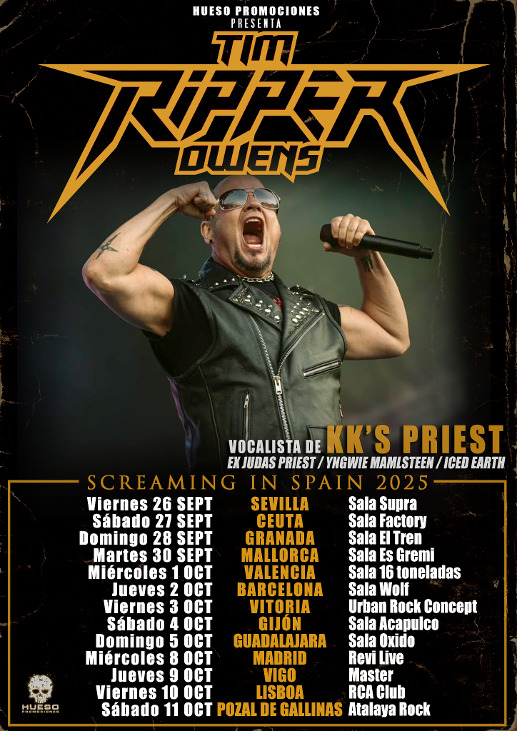 Tim Ripper Owens en España